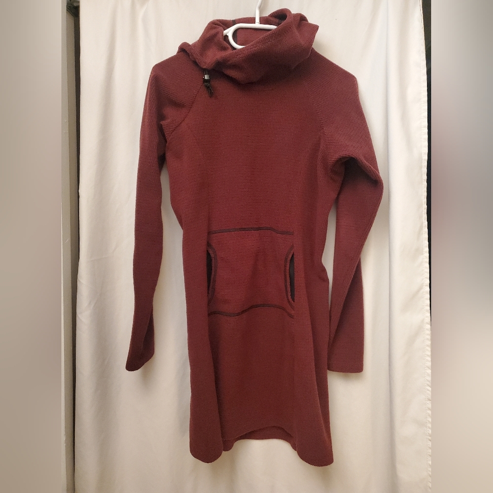 Melanzana Micro Grid Dress Small Port